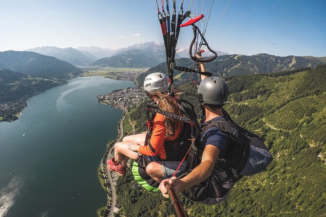 Private tandem flight Classic from the Schmittenhöhe in Zell am See - What You’ll See Above Hohe Tauern and Lake Zell