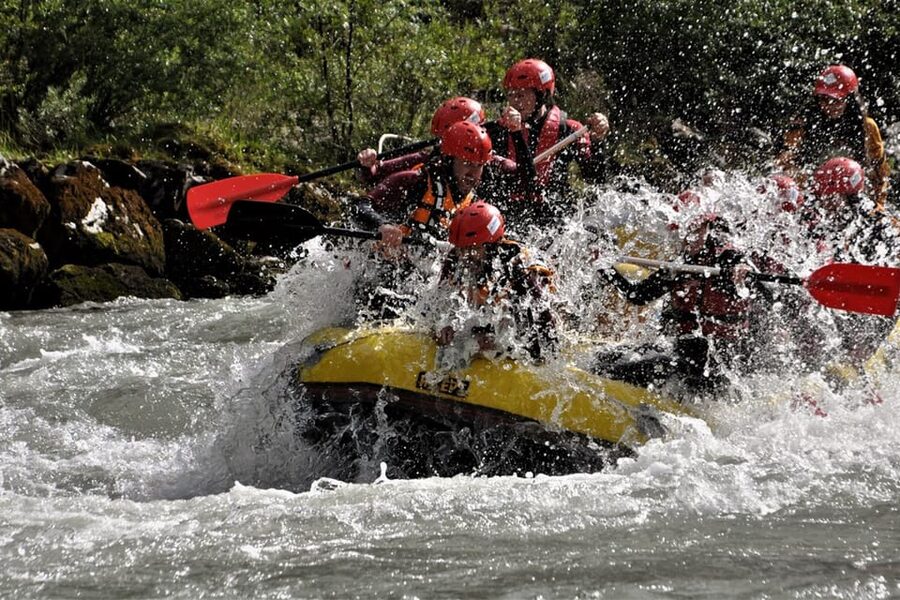 Salzburg: Canyoning and Rafting Experience with Lunch - Rafting on the Salzach: commands, Labyrinth rapids, and getting soaked on purpose