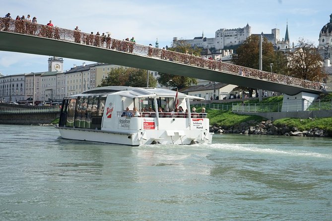 Salzburg Panorama Cruise on the Salzach river - Getting on the boat at Franz-Josef-Kai
