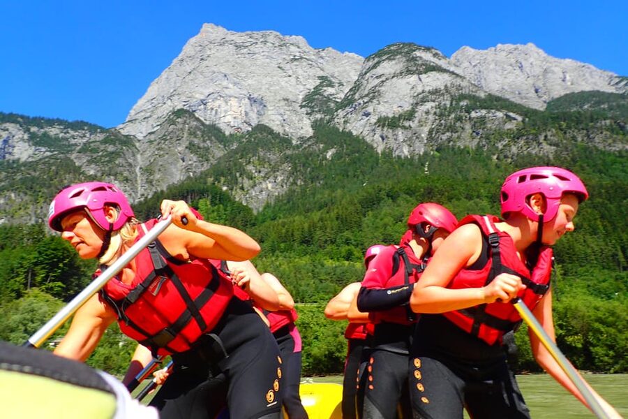 Salzburg: River Rafting Trip for Beginners - Getting on the water: Hohenwerfen Castle and the river approach