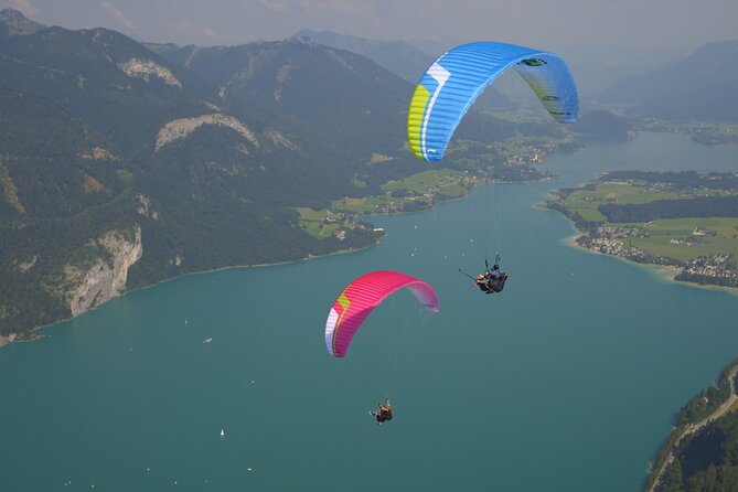 Tandem Paragliding St. Gilgen - Wolfgangsee - Zwölferhorn to the sky: what the start feels like